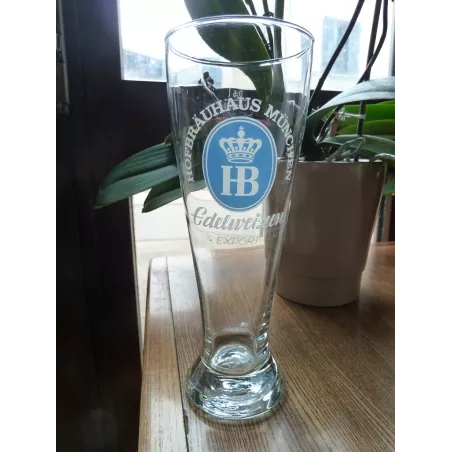 1 VERRE  HOFBRAUHAUS HB 50CL HT 22.70CM EXPORT