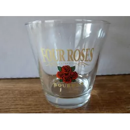 6 VERRES  FOUR ROSES  BOURBON 15CL  HT 8.30CM