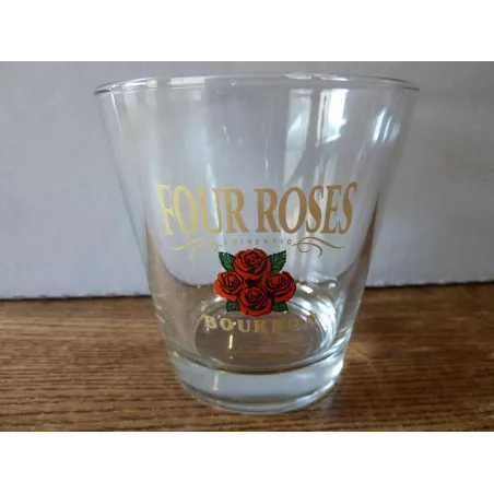 6 VERRES  FOUR ROSES  BOURBON 15CL  HT 8.30CM