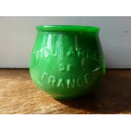 1 POT A MOUTARDE  VERT PRES HT 5.70CM