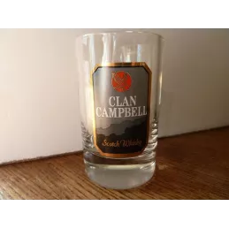 6 VERRES CLAN CAMPBELL BABY HT 9CM DIAMETRE 5.40CM