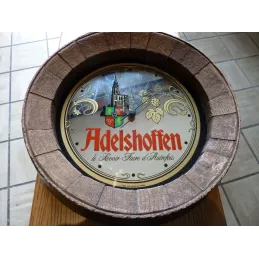 PENDULE ADELSHOFFEN EN FOND DE TONNEAU  DIAMETRE 32CM