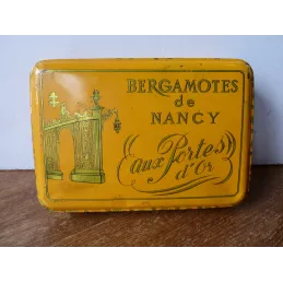 BOITE BERGAMOTES DE NANCY  17.70CM X12.40CM X3.50CM