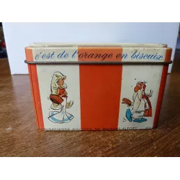 BOITE L'ALSACIENNE CHAMONIX  ORANGE  21.50CM X11.50CM X7.40CM