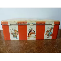 BOITE L'ALSACIENNE CHAMONIX  ORANGE  21.50CM X11.50CM X7.40CM