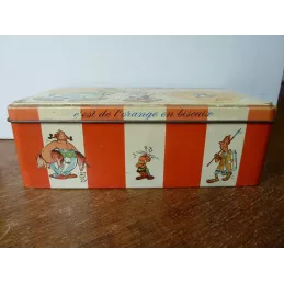 BOITE L'ALSACIENNE CHAMONIX  ORANGE  21.50CM X11.50CM X7.40CM