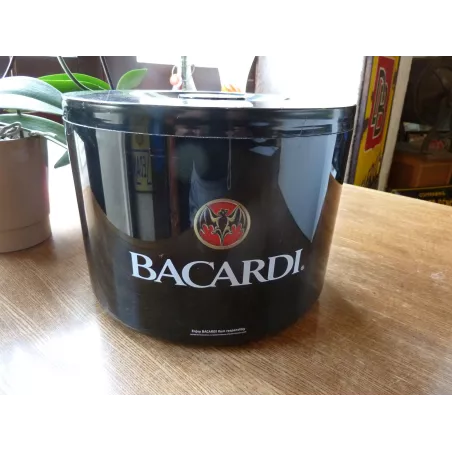 TRES GRAND BAC A GLACE  BACARDI  DIAMETRE 28.50CM HT.18.50CM