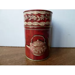 BOITE    SELECTION DES MEILLEURS THES  DIAMETRE 7.50CM HT 12CM