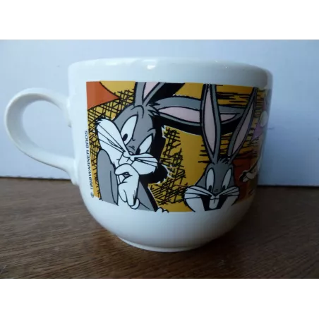 TASSE  BUGS BUNNY DIAMETRE 10CM  HT 9.50CM ANNEE 1998