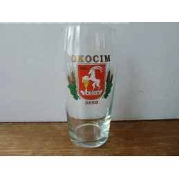 1 VERRE OKOCIM 25CL HT 14CM