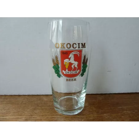 1 VERRE OKOCIM 25CL HT 14CM