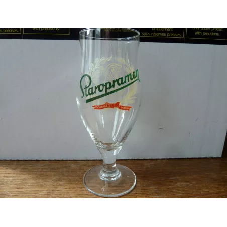 1 VERRE STAROPRAMEN 25/30CLHT 17.80CM