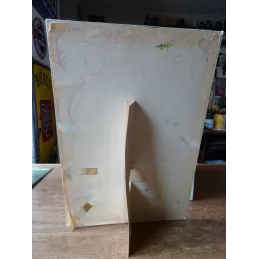 CARTON  PRESENTOIR  BIERE LA GAUMAISE  46.50CM X32CM