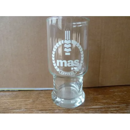 1 VERRE CERVEZA MAS 25CL HT 13.50CM