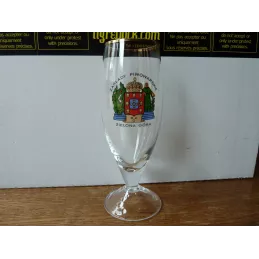 1 VERRE ZAKLADY PIWOWARSKIE 25/30CL HT 18.50CM