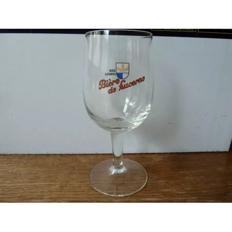 1 VERRE BIERE DE LUCERNE 30CL HT.17.30CM