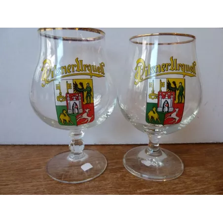 2 VERRE PILSNER URQUELL 30CL HT 15CM ET 15.50CM