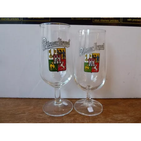 2 VERRES PILSNER URQUELL 25CL HT 16.10CM ET 16.90CM