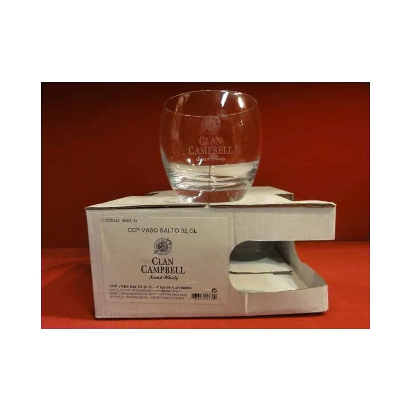 4 VERRES  CLAN CAMPBELL 27CL