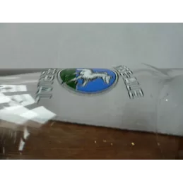 1 VERRE EMAILLE  HORSE-ALE 33CL HT 14CM
