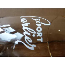 1 VERRE CARLIER EXPORT EMAILLE 20/25CL HT 10CM DIAMETRE 7.20CM