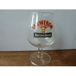 1 VERRE HEINEKEN  TARWEBOK 25CL HT.14.20CM