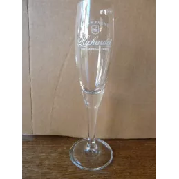 4 FLUTES CHAMPAGNE RICHARDOT  10CL HT 19.80CM