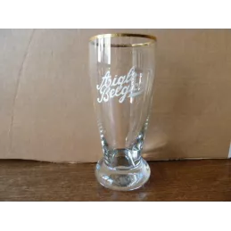 1 VERRE AIGLE BELGICA 25CL HT.15.20CM