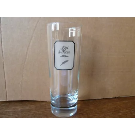 1 VERRE FACON BIERE DE FROMENT 25/30CL HT.16.40CM