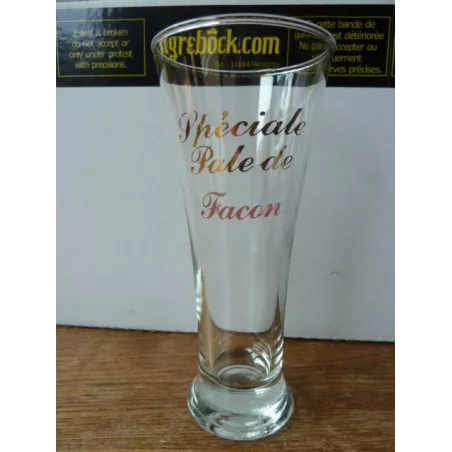 1 VERRE SPECIALE PALE  DE FACON 25CL  HT 18CM