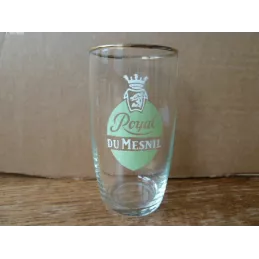 1 VERRE ROYAL DU MESNIL 25CL HT 12CM  VERRE BARIL