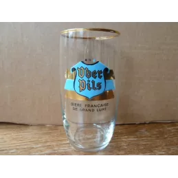 1 VERRE  OBER PILS 25CL HT 12CM VERRE BARIL