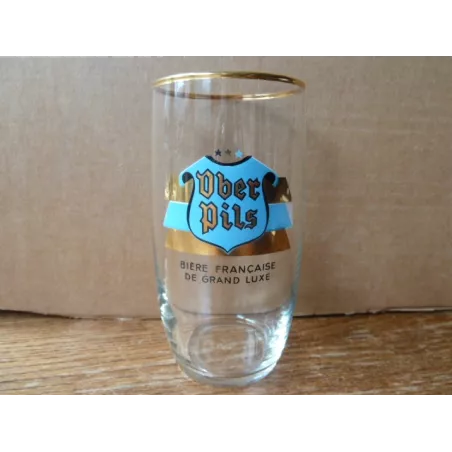 1 VERRE  OBER PILS 25CL HT 12CM VERRE BARIL