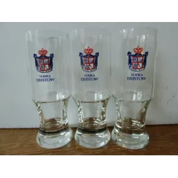 3 VERRES VODKA  ERISTOW 17CL HT.15CM