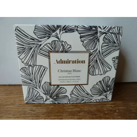 FLACON PARFUM CHRISTIAN  BLANC  100ML ADMIRATION