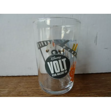 1 VERRE AMORA  DISNEY VOLT  STAR MALGRE LUI  HT 9.50CM