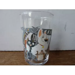 1 VERRE AMORA  DISNEY VOLT  STAR MALGRE LUI  HT 9.50CM