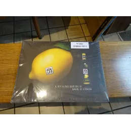100 FEUILLES DE SET DE TABLE  PASTIS 51 CITRON