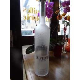BOUTEILLE BELVEDERE  3 LITRES  HT 53.50CM VIDE