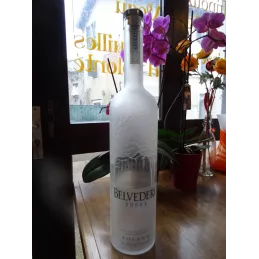 BOUTEILLE BELVEDERE  3 LITRES  HT 53.50CM VIDE