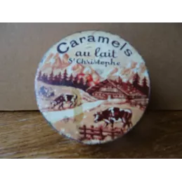 BOITE CARAMEL AU LAIT  ST CHRISTOPHE  CARPENTRAS  DIAMETRE 8.80CM