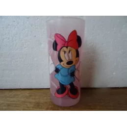 1 VERRE MINNIE  ROSE  HT 13.50CM