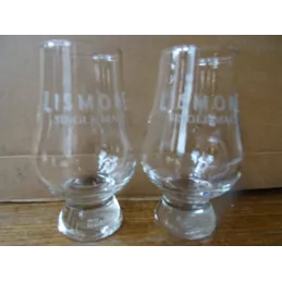 2 VERRES  LISMORE SINGLE MALT 17CL HT 11.50CM
