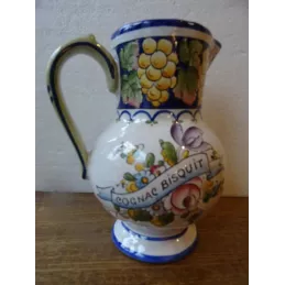 MAGNIFIQUE PICHET COGNAC BISQUIT  1 LITRE HT 18.30CM