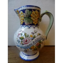 MAGNIFIQUE PICHET COGNAC BISQUIT  1 LITRE HT 18.30CM