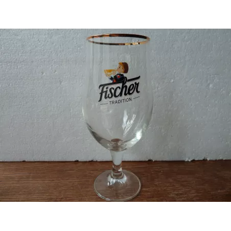 1 VERRE FISCHER  TRADITION  50CL HT 21CM