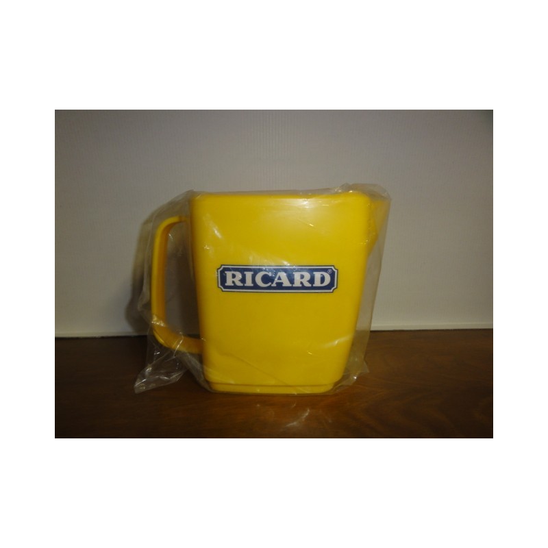 Pichet à eau jaune Ricard 1 litre - Ricard - LastDodo