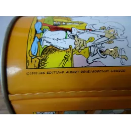 BOITE ASTERIX  HT 12CM DIAMETRE 10CM ANNEE 1999