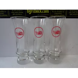 3 VERRES GALOPIN  LES ARTISANTS DE LA BIERE HT 16CM