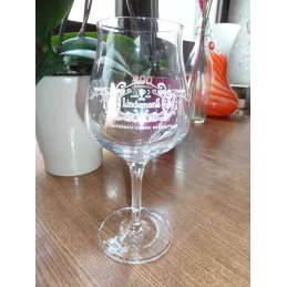 1 VERRE LINDEMANS 25CL COLLECTOR 200 ANNIVERSAIRE  HT B20.50CM